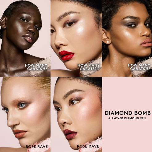 Diamond Bomb All-Over Diamond Veil - Illuminateur de teint